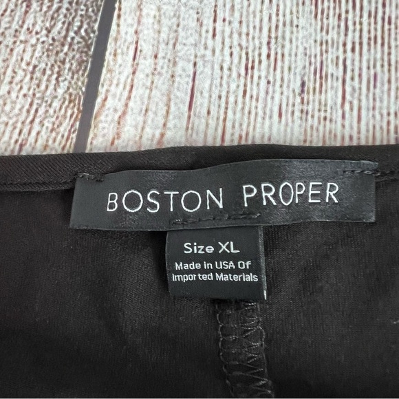 Boston Proper Black Tunic Top XL NWT - Picture 4 of 8